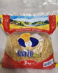 МАКАРОННІ ВИРОБИ РІЖКИ 3кг КИЇВ МІКС